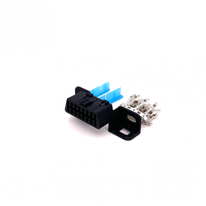 Разъём OBD2 (мама) с пинами (коннекторами)
