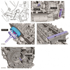Набор фиксаторов коленвала и распредвала (FORD, MAZDA) JTC-4234