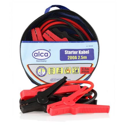 Стартовый кабель (провода для прикуривания) Alca 404300 (200 Ампер, 2.5 м, медь)